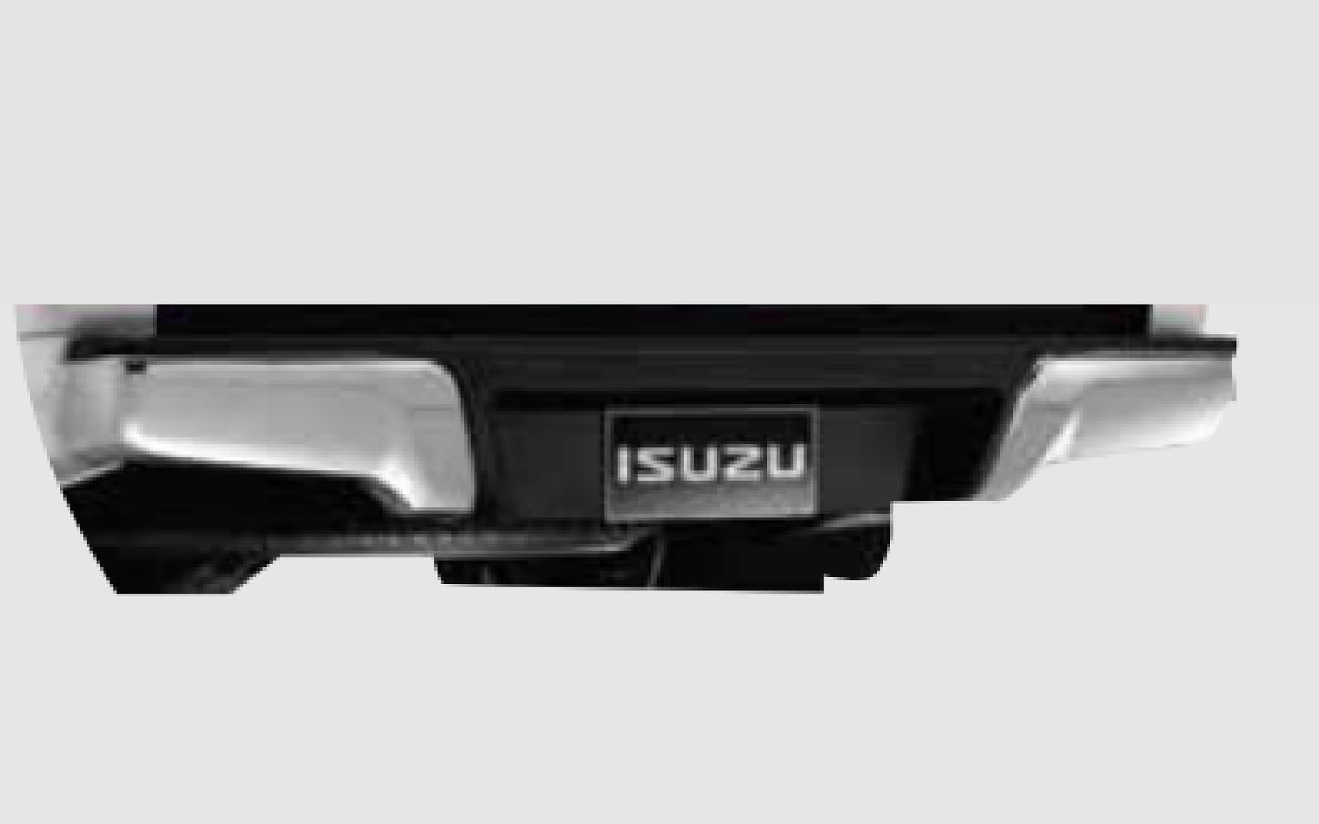 Rear step bumper